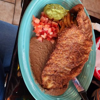 El Guacamole Mexican Grill - Milanesa plate I requested no salad or rice. - Mexican Near Me - San Antonio, Texas El Guacamole Mexican Grill - Milanesa plate I requested no salad or rice. - Mexican Near Me - San Antonio, Texas