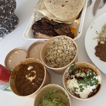 Pollo Primo - Full bird, rice and beans, homemade tortillas, esquite, and guacamole. - Latin American Near Me - Atlanta, Georgia