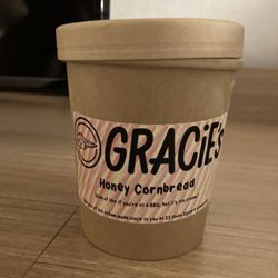 Gracie's Ice Cream - Honey cornbread icecream