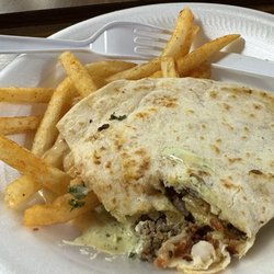 Dillas Quesadillas - 1/2 Gordita quesadilla- no longer available but obviously they'll make it if you ask