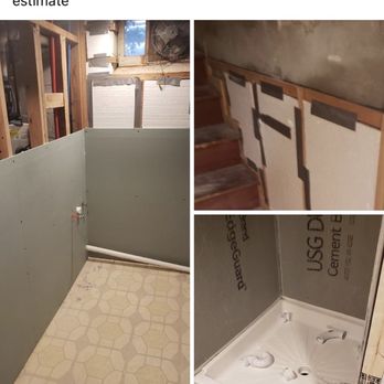 Jason's Painting & Remodeling - a photo of a bathroom being remodeled - Painters Near Me - Maple Shade, New Jersey Jason's Painting & Remodeling - a photo of a bathroom being remodeled - Painters Near Me - Maple Shade, New Jersey