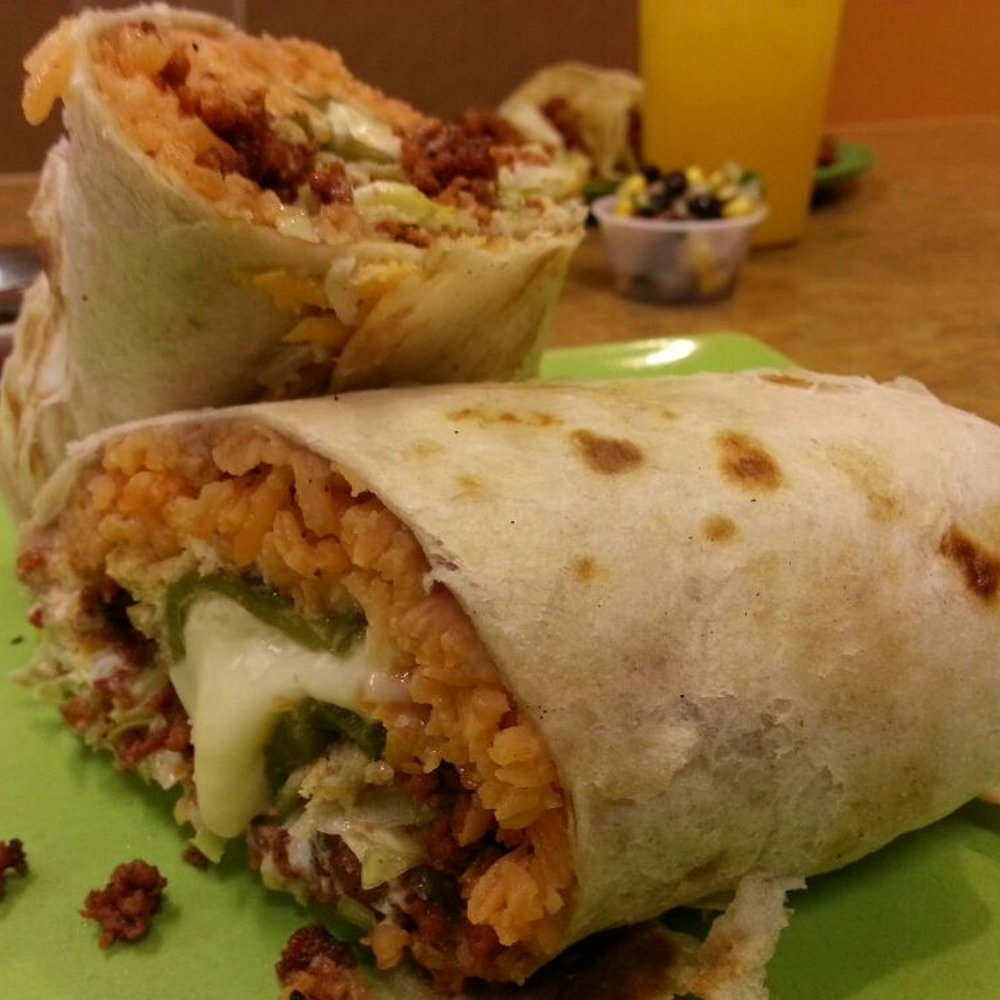 Taqueria La Tradicional - Burrito Chile Poblano with Chorizo - Mexican Near Me - Forest, Virginia Taqueria La Tradicional - Burrito Chile Poblano with Chorizo - Mexican Near Me - Forest, Virginia
