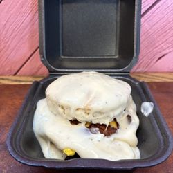 Dottie's Donuts - Gravy Train breakfast sandwich