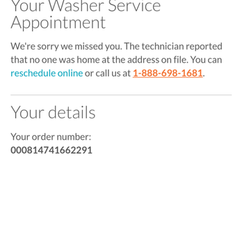 Sears Appliance Repair - Had to screenshot the technician's lie. - Appliances & Repair Near Me