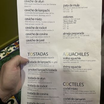 Holbox - Menu - Latin American Near Me - Los Angeles, California Holbox - Menu - Latin American Near Me - Los Angeles, California