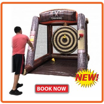 Magic Jump Rentals - https://www.magicjumprentals.com/rentals/5_interactive-games/879_axe-throw-game - Party Supplies Near Me - Sylmar, California
