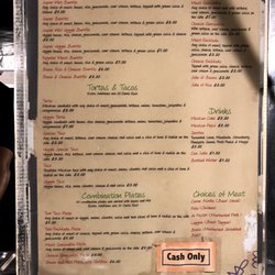 Taqueria La Barca - Menu