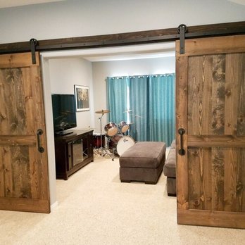 Barn Doors & More - Double Barn Doors with Hardware for a loft. - Door Sales/Installation Near Me Barn Doors & More - Double Barn Doors with Hardware for a loft. - Door Sales/Installation Near Me