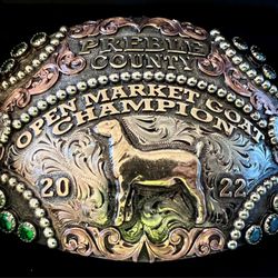 Molly's Custom Silver - 2022 Trophy buckle