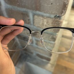 Was there for less than 5 minutes. Thank you Korinna for taking care of me and helping me replace my glasses nose cushion.