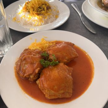 Yas Restaurant - Shirin Polo with Steamed Chicken - Persian/Iranian Near Me - San Jose, California Yas Restaurant - Shirin Polo with Steamed Chicken - Persian/Iranian Near Me - San Jose, California