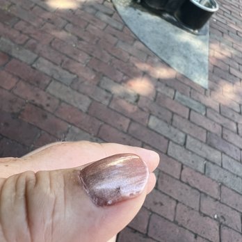 West End Salon And Spa - Uneven mani on thumb - Hair Salons Near Me - Provincetown, Massachusetts West End Salon And Spa - Uneven mani on thumb - Hair Salons Near Me - Provincetown, Massachusetts