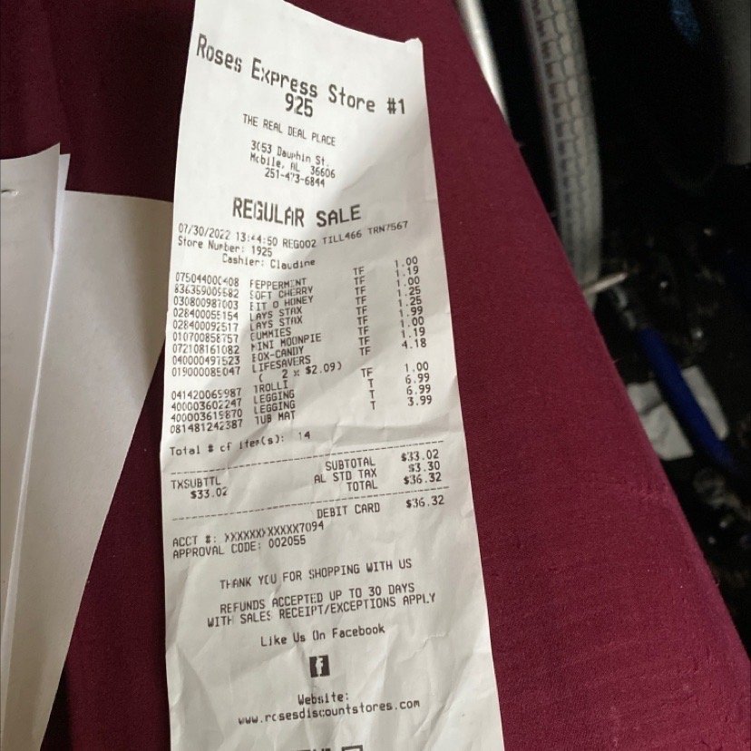 ROSES EXPRESS Updated August 2024 3053 Dauphin St, Mobile, Alabama Discount Store Phone