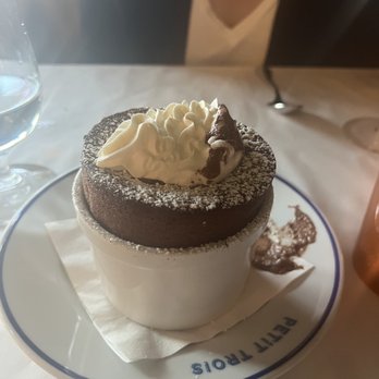 Petit Trois - Chocolate soufflé, just ok - French Near Me - Sherman Oaks, California Petit Trois - Chocolate soufflé, just ok - French Near Me - Sherman Oaks, California