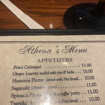 Athena Restaurant - Appetisers - Greek Near Me - St. Augustine, Florida