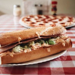 Dino's Pizza & Subs - Classic Ham sub & Pepperoni pizza