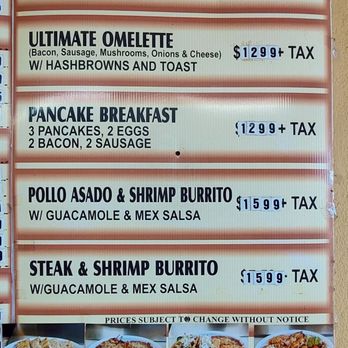 Nancy's Taco Shop 2 - Menu May 2026 - Mexican Near Me - La Mesa, California