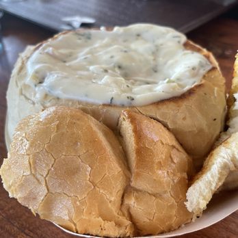 Lil Hut - Clam Chowder in Bread Bowl - Seafood Near Me - Morro Bay, California