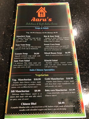 Menu photo 6 Aaru's Multicuisine Restaurant Tallahassee, FL