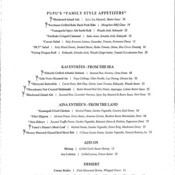 Roy's Kaanapali - Menu 26 Feb 2023 - Hawaiian Near Me - Lahaina, Hawaii Roy's Kaanapali - Menu 26 Feb 2023 - Hawaiian Near Me - Lahaina, Hawaii