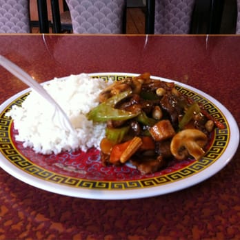 China King - a plate of food with rice and vegetables - Chinese Near Me - Harrison, New Jersey