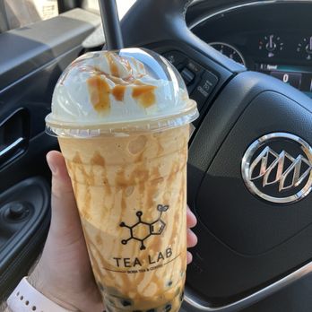 Tea Lab - Pumpkin spice latte frappe with boba - Bubble Tea Near Me - Albuquerque, New Mexico