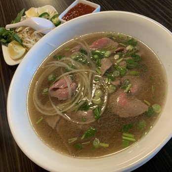 Phovana - P2. Rare Steak as it comes to the table - Vietnamese Near Me - Amherst, New York
