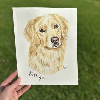 Luna Willow Creations - Watercolor Pet Portrait, 2025 - Commissioned Artists Near Me Luna Willow Creations - Watercolor Pet Portrait, 2025 - Commissioned Artists Near Me