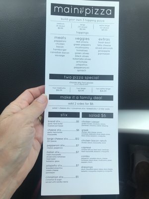 Menu photo 4 Main Street Pizza Santaquin, UT