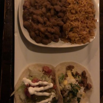 Red Star Taco Bar - Taco Plate - Tequila Lime Chicken and Pork Adobo - Mexican Near Me - Seattle, Washington