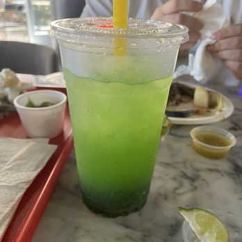 Frida’s Taqueria - Cucumber Homemade Aguas Naturales 100% De Fruta, 32 oz. - Tacos Near Me - Clovis, California Frida’s Taqueria - Cucumber Homemade Aguas Naturales 100% De Fruta, 32 oz. - Tacos Near Me - Clovis, California