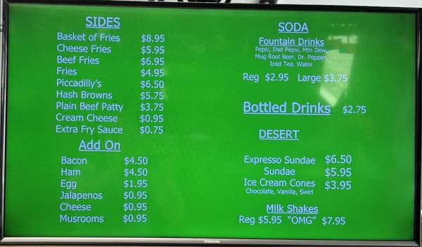 Menu photo 1 Hunter's Ely, NV