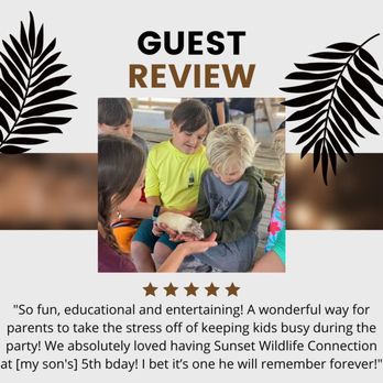 Sunset Wildlife Connection - Guest review - Petting Zoos Near Me - Molino, Florida Sunset Wildlife Connection - Guest review - Petting Zoos Near Me - Molino, Florida
