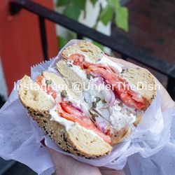 Black Sheep Bagel Cafe - Lox Classic on Sesame Bagel