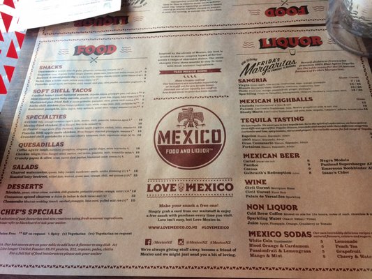 Menu photo 2 Mexico Wellington, WGN Menu photo 2 Mexico Wellington, WGN