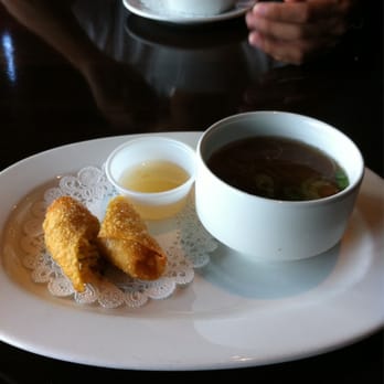 Sea Siam - Lunch special soup and egg roll - Thai Near Me - Miami, Florida