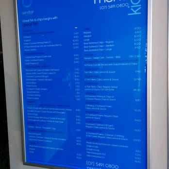 Sandbar Cafe & Kiosk - Cafe menu. Look for the specials each day on the sign board. - Fast Food Near Me - Caloundra, QLD Sandbar Cafe & Kiosk - Cafe menu. Look for the specials each day on the sign board. - Fast Food Near Me - Caloundra, QLD