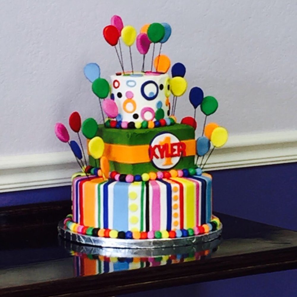 SweetArts - Custom colorful cake - Cupcakes Near Me - Tracy, California