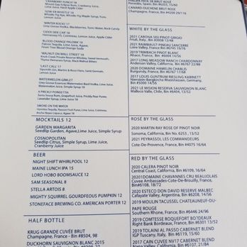 Rowes Wharf Sea Grille - Menu - Seafood Near Me - Boston, Massachusetts