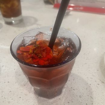 Simar - A mocktail with hibiscus. - Seafood Near Me - Austin, Texas