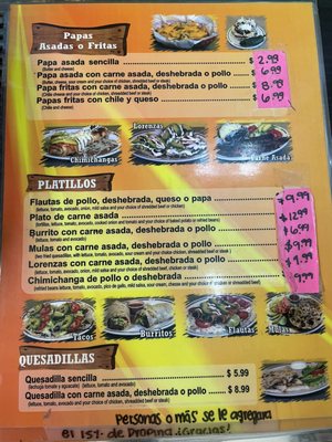 Menu photo 1 El Rey Del Pollo Santa Fe, NM Menu photo 1 El Rey Del Pollo Santa Fe, NM