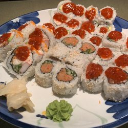 Prairie Sushi Japanese Restaurant - Assorted sushi, all made spicy!