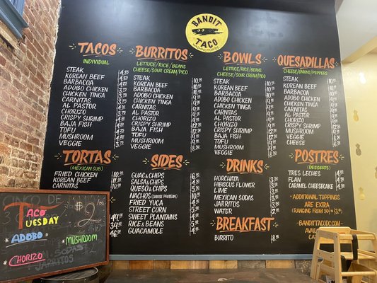 Menu photo 4 Bandit Taco Washington, DC, DC