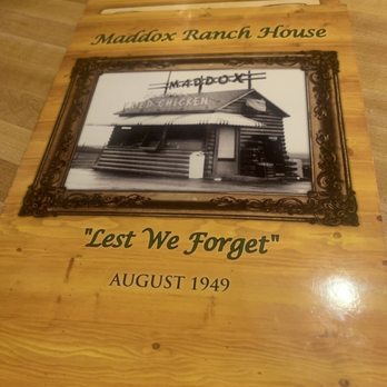 Maddox Ranch House - Menu cover - Steakhouses Near Me - Perry, Utah Maddox Ranch House - Menu cover - Steakhouses Near Me - Perry, Utah