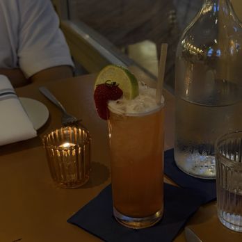 Othello - strawberry basil mocktail - Seafood Near Me - Jacksonville, Florida Othello - strawberry basil mocktail - Seafood Near Me - Jacksonville, Florida