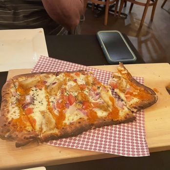 The Villa - Buffalo chicken flatbread - Wine Bars Near Me - Twain Harte, California