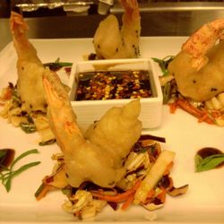 JAZZEDY Personal Chefs & Catering - Tempura shrimp with kimchi
