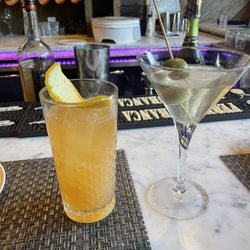Branca - Drinks! Band of Thieves and a dirty martini