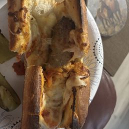 Undersized sausage sandwich Undersized sausage sandwich
