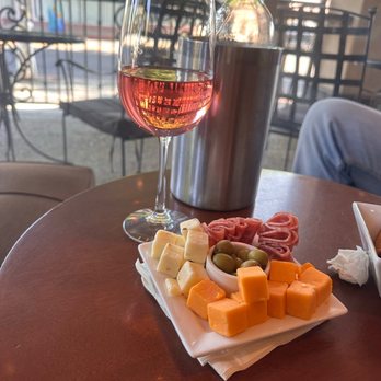 Lush Fine Wines & Specialty - Meat and cheese tray with bottle of wine - Beer, Wine & Spirits Near Me - Hanford, California